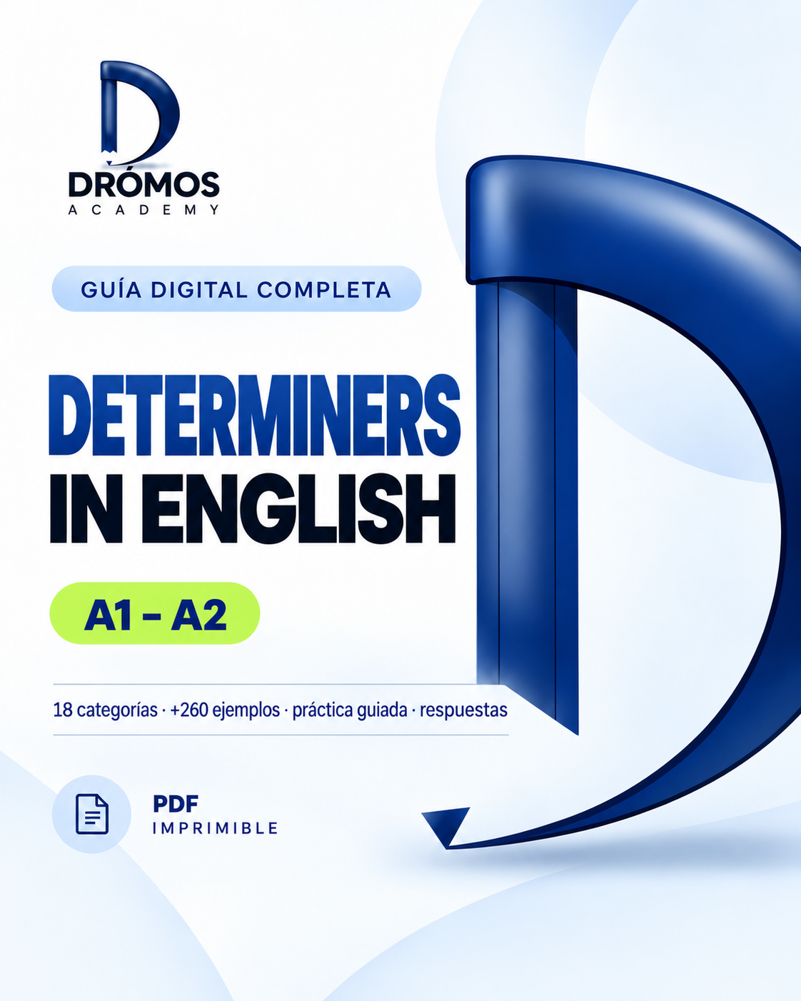 Portada Determiners in English